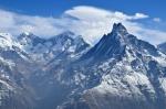 Gangapurna Annapurna III and Machapuchare