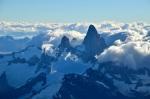 Fitz Roy between the clouds