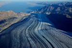 Glacier Viedma slides into Lago Viedma