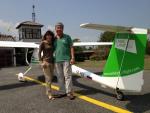 Neil and his lovely wife at Pattaya Airpark