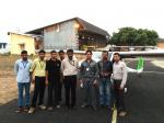 Aeroclub guys at Trivandrum airport