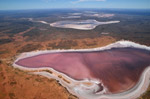 Lakes between Alice Spring and Ayers Rock