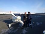 With Mark infront of First Air Hangar